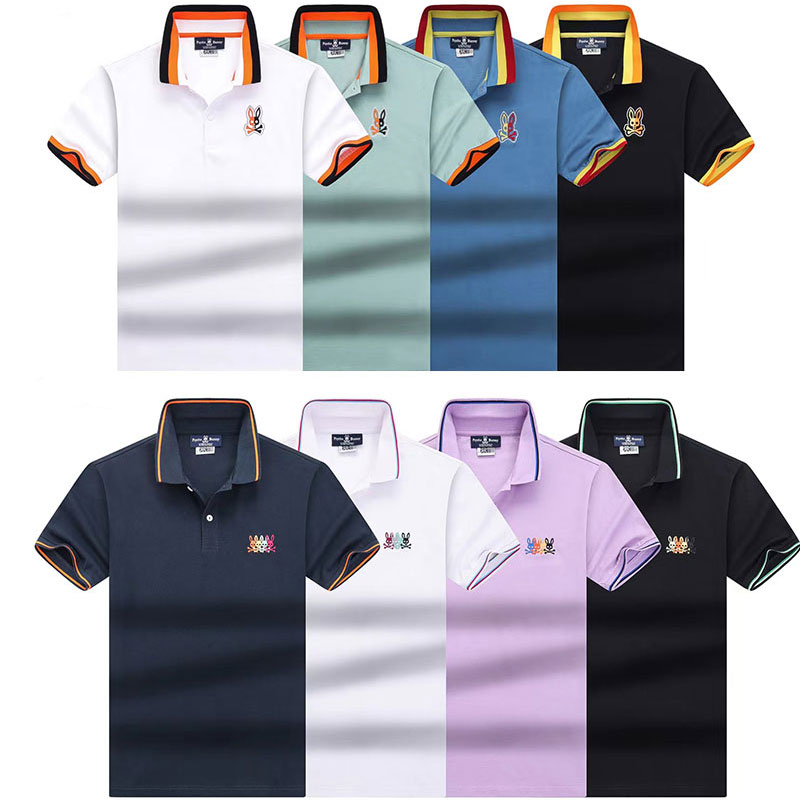 Psycho Bunny polos Psychological Rabbit Luxury Jewelry Men's Business Shirt Classic Chest Small Skeleton Rabbit Short Sleeve American Brand Embroidered Mens Tees
Psycho Bunny polos Psychological Rabbit Luxury Jewelry Men's Business Shirt Classic Chest Small Skeleton Rabbit Short Sleeve American Brand Embroidered Mens Tees