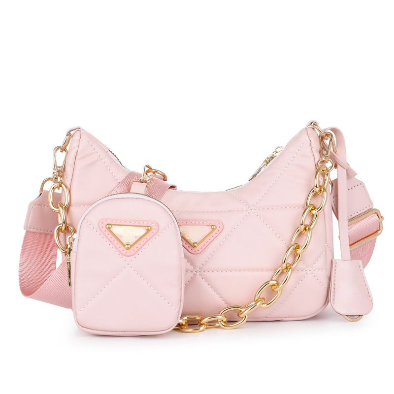 Designer Three-in-One Bag Female Underarm Bags New Crossbody One-Shoulder Portable High-Grade Multi-Functional, 24*17*6cm
Designer Three-in-One Bag Female Underarm Bags New Crossbody One-Shoulder Portable High-Grade Multi-Functional, 24*17*6cm