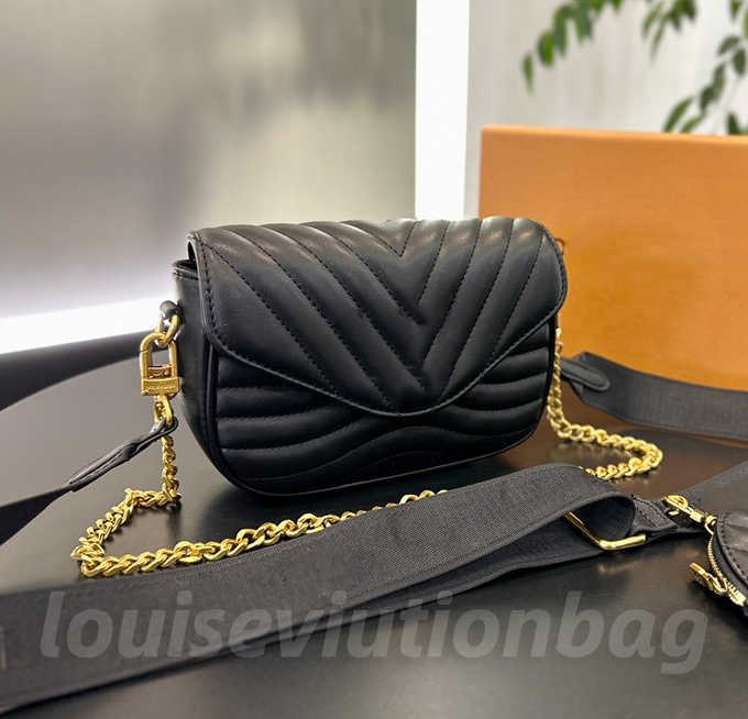 Shoulder Bags designer shoulder crossbody bag women chain wallet purse new WAVE MULTI POCHETTE bags handbag 2-pieces 104278
Shoulder Bags designer shoulder crossbody bag women chain wallet purse new WAVE MULTI POCHETTE bags handbag 2-pieces 104278