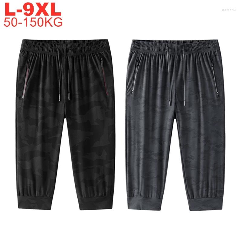 Men's Shorts Quick-drying Extra Large Size Breeches Men Joggers -9xl Summer Thin Ice Silk Cropped Sports Trousers Loose Casual Pants, Black 3 pants
Men's Shorts Quick-drying Extra Large Size Breeches Men Joggers -9xl Summer Thin Ice Silk Cropped Sports Trousers Loose Casual Pants, Black 3 pants