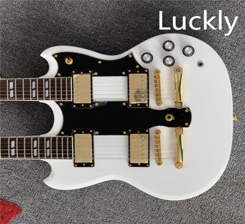 In stock New Arrival Custom Double Neck Guitar G 1275 Model Electric Guitar Top Quality In white 20200705 Golden accessories guita8705402
In stock New Arrival Custom Double Neck Guitar G 1275 Model Electric Guitar Top Quality In white 20200705 Golden accessories guita8705402