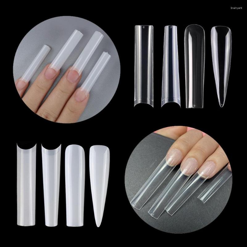 False Nails 120pcs/Pack XXL Nail Extension Extra Long Stiletto Press On Artificial Straight Square Clear Tips, A clear
False Nails 120pcs/Pack XXL Nail Extension Extra Long Stiletto Press On Artificial Straight Square Clear Tips, A clear