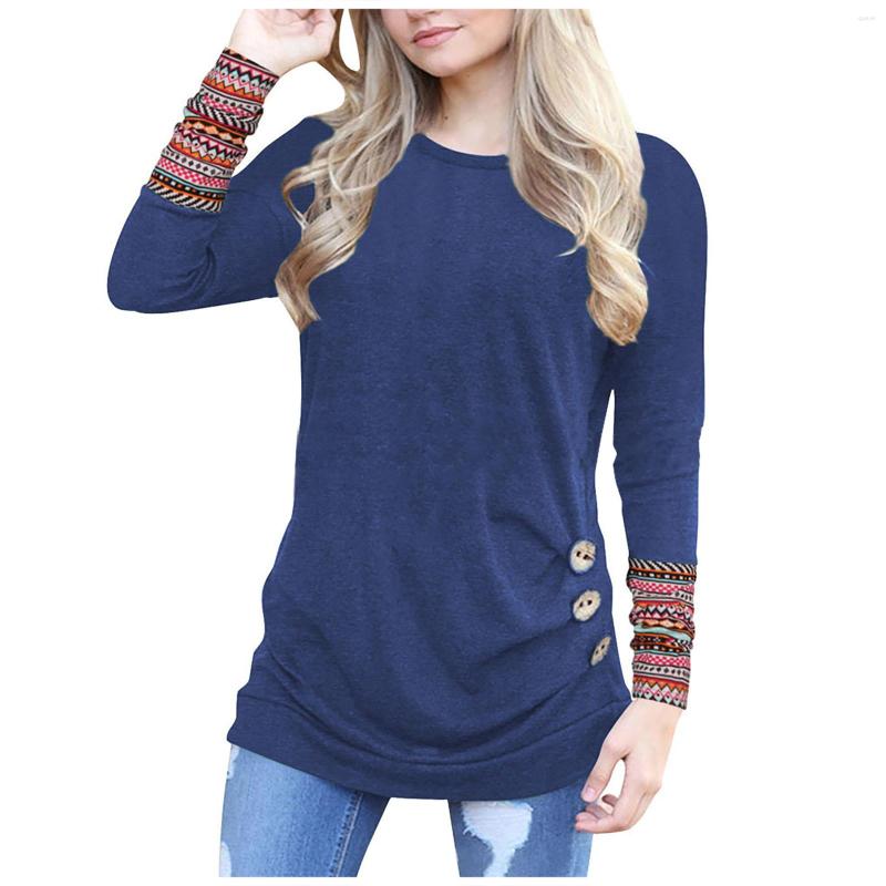 Women' Blouses Casual Autumn Blouse For Women Fashion Stripe Spliced Long Sleeve Tunic Tops Daily Round Neck Button Decoration Pullover, Green
Women' Blouses Casual Autumn Blouse For Women Fashion Stripe Spliced Long Sleeve Tunic Tops Daily Round Neck Button Decoration Pullover, Green