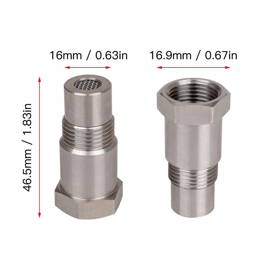 Car Oxygen Sensor With Filtering Net Filter Joint Adapter Auto Modification Parts