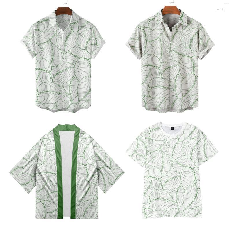 Men's Casual Shirts Men's 2023 Leaf Pattern Print Shirt Dress Fashion Hawaiian Beach Style Men's And Women's Summer Kimono, Yh55
Men's Casual Shirts Men's 2023 Leaf Pattern Print Shirt Dress Fashion Hawaiian Beach Style Men's And Women's Summer Kimono, Yh55