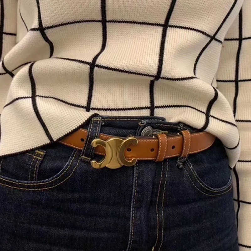 Triomphe Belt Womens Genuine Leather Belt Shiny Gold Buckle 4 Colors Letter Buckles Rushed Cinturon Mujer Thin Belts for Dresses Width 2.3cm 1.8cm AAAA1.1
Triomphe Belt Womens Genuine Leather Belt Shiny Gold Buckle 4 Colors Letter Buckles Rushed Cinturon Mujer Thin Belts for Dresses Width 2.3cm 1.8cm AAAA1.1