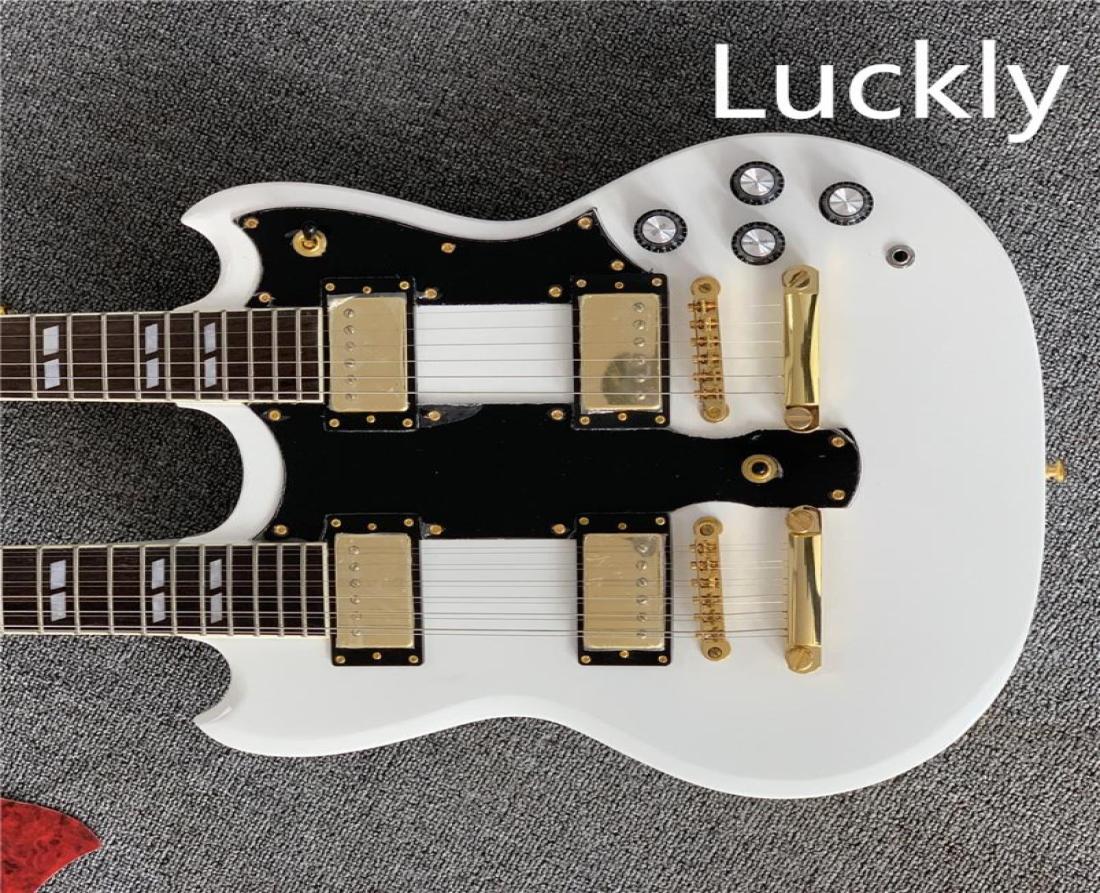 In stock New Arrival Custom Double Neck Guitar G 1275 Model Electric Guitar Top Quality In white 20200705 Golden accessories guita9415515
In stock New Arrival Custom Double Neck Guitar G 1275 Model Electric Guitar Top Quality In white 20200705 Golden accessories guita9415515