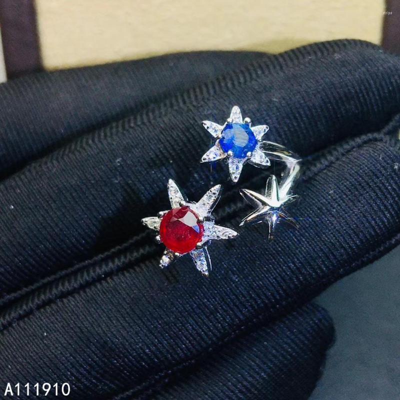 Cluster Rings KJJEAXCMY Fine Jewelry 925 Sterling Silver Inlaid Natural Ruby Gemstone Female Ring Support Detection Noble 
Cluster Rings KJJEAXCMY Fine Jewelry 925 Sterling Silver Inlaid Natural Ruby Gemstone Female Ring Support Detection Noble