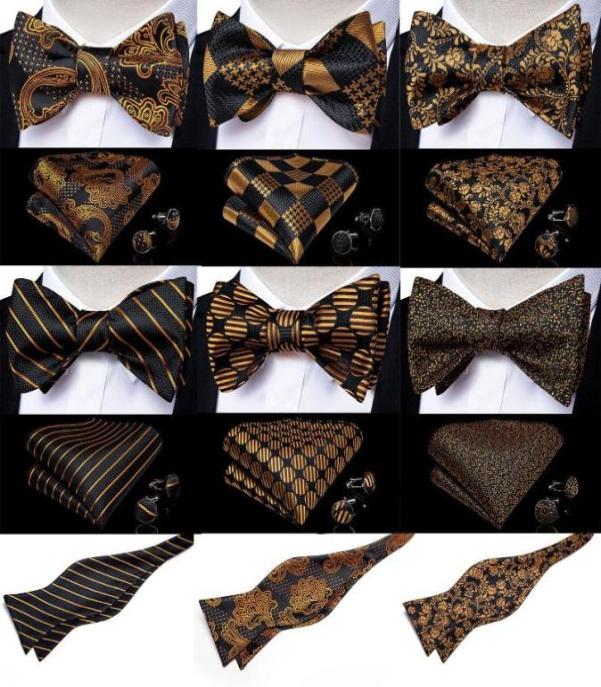 Bow Ties Self Tie Handkerchief Cufflinks Set Fashion Black Gold Men039s Silk Butterfly Bowknot Formal Wedding Party Cravat DiBa8335234
Bow Ties Self Tie Handkerchief Cufflinks Set Fashion Black Gold Men039s Silk Butterfly Bowknot Formal Wedding Party Cravat DiBa8335234