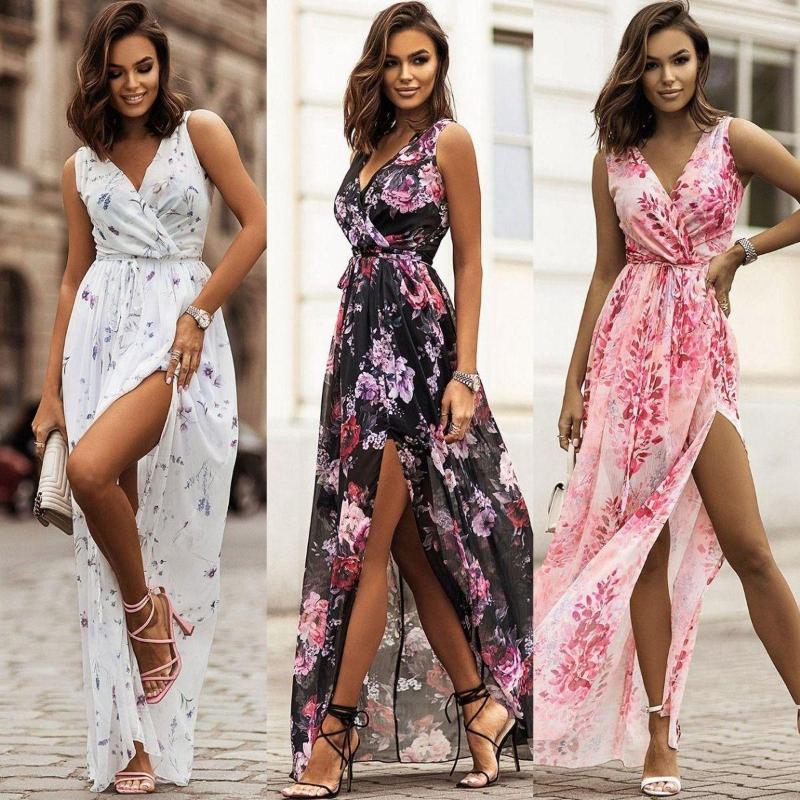 Casual Dresses Women Summer Print Floral Ankle Length Dress Elegant Fashion Office Lady Tank Sleeve V Neck Pullover 2023, Black
Casual Dresses Women Summer Print Floral Ankle Length Dress Elegant Fashion Office Lady Tank Sleeve V Neck Pullover 2023, Black