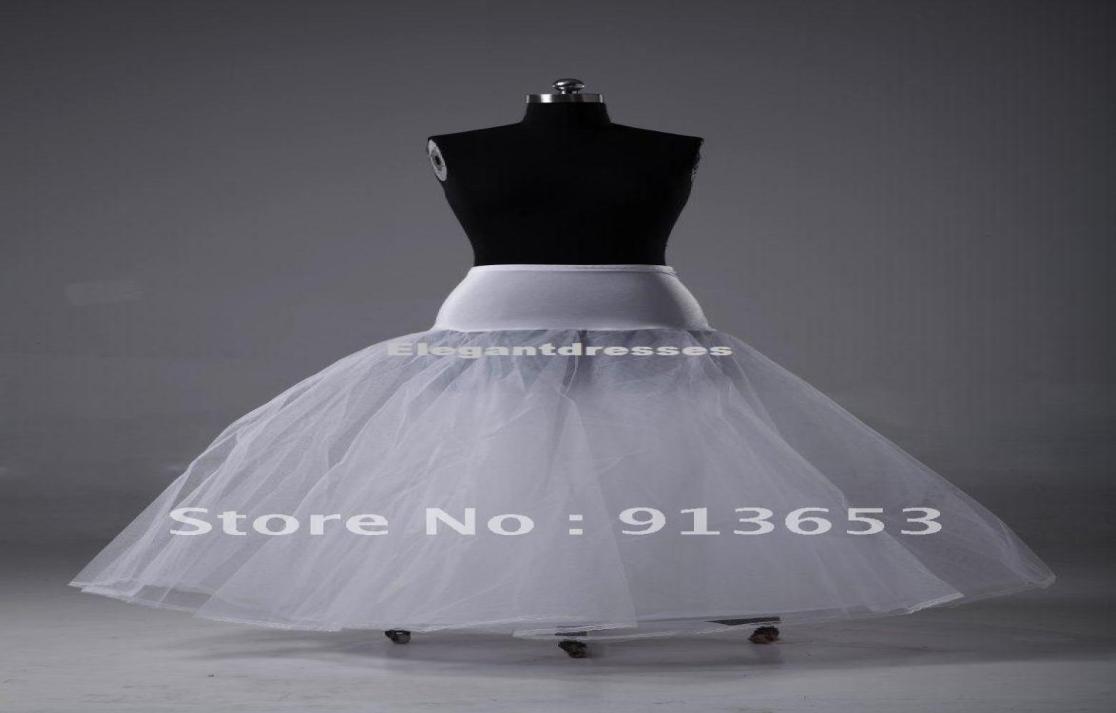 

Whole In Stock ALine White Wedding Petticoat Bridal Slip Underskirt Crinoline For Wedding Dresses5808659, Ivory