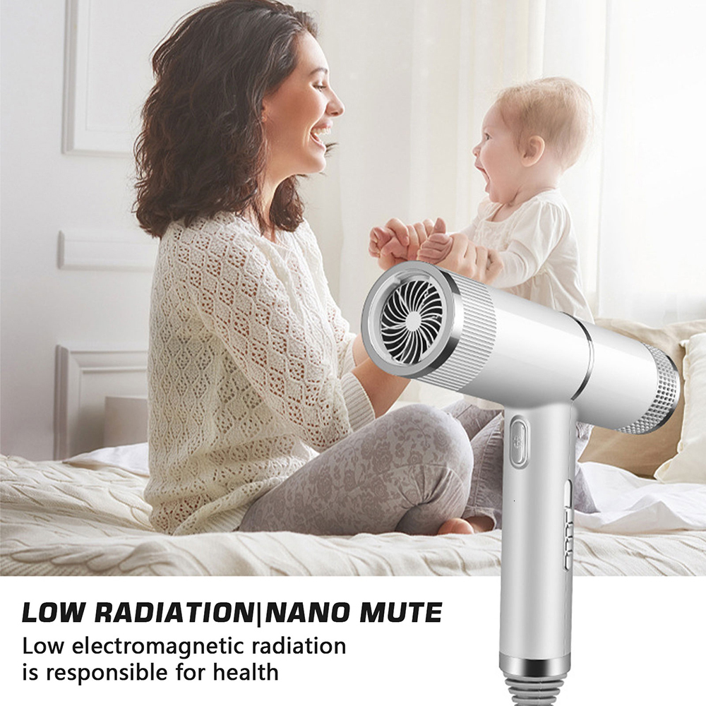 Hair Dryers Strong Wind Hair Dryer Diffuser For Hair Dryers Home Appliances High Power Hair Blow Blue Light Anion Anti-static Hair Tools 230628 - view 7