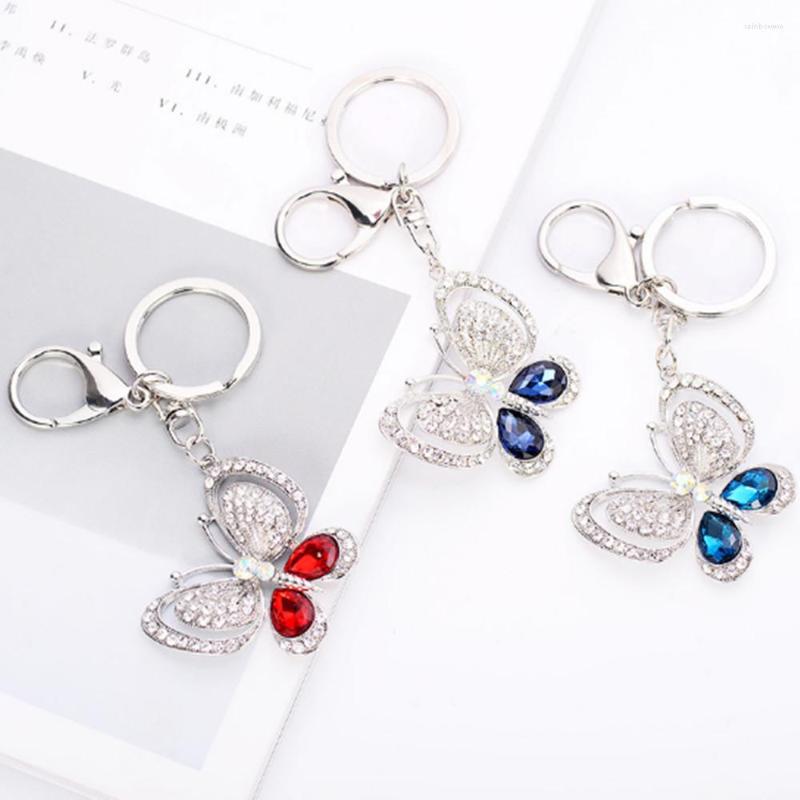 Keychains Fashion Keychain Keyring Blingbling Rhinestone Butterfly Key Chain Ring A205
Keychains Fashion Keychain Keyring Blingbling Rhinestone Butterfly Key Chain Ring A205
