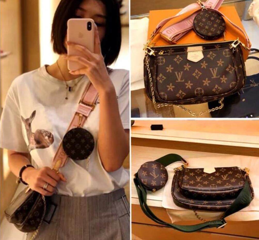 High Quality 3pcs set Luxurys Designers Bags Purse Woman Fashion Monogrames Multi Pochette Felicie Chain Clouise Purse vutton Crossbody vuitton Shoulder Bag, 61276 embossing pink
High Quality 3pcs set Luxurys Designers Bags Purse Woman Fashion Monogrames Multi Pochette Felicie Chain Clouise Purse vutton Crossbody vuitton Shoulder Bag, 61276 embossing pink