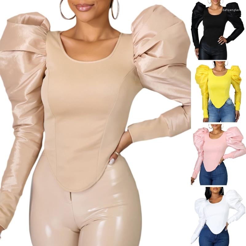 Women's T Shirts Women T-Shirt Fashion Bubble Sleeve Long Solid Color Top Blouses, Black
Women's T Shirts Women T-Shirt Fashion Bubble Sleeve Long Solid Color Top Blouses, Black