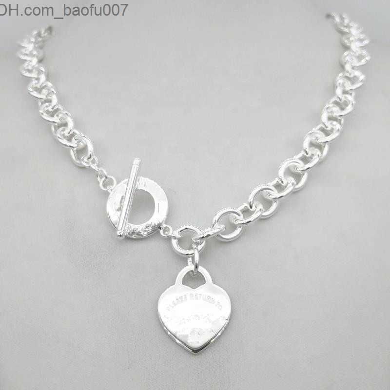 Pendant Necklaces Design Man Women Fashion Necklace Pendant Chain Necklace S925 Sterling Silver Key Return to heart love brand Pendant Charm With Box Z230629
Pendant Necklaces Design Man Women Fashion Necklace Pendant Chain Necklace S925 Sterling Silver Key Return to heart love brand Pendant Charm With Box Z230629
