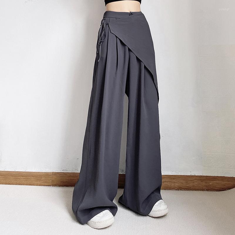 Women' Pants Women Clothing 2023 Fashionable European American Style Spring Summer Solid Color Loose High Waist Straight Wide Leg, Dark gray
Women' Pants Women Clothing 2023 Fashionable European American Style Spring Summer Solid Color Loose High Waist Straight Wide Leg, Dark gray
