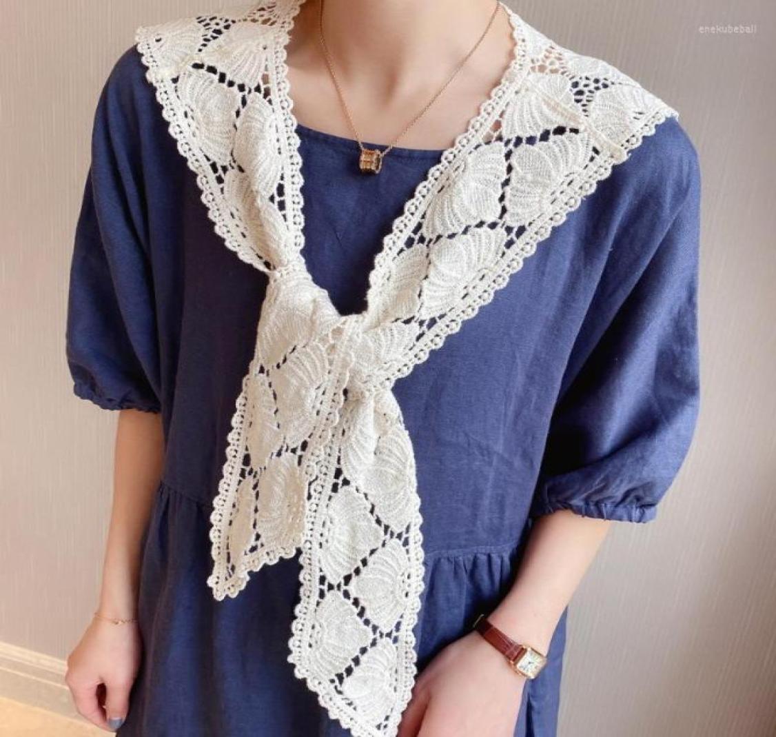 Bow Ties Linbaiway Fake Collars Shawl Women Knitted Small Scarf Embroidered False Collar Decorative Hollow Weave Detachable6332162
Bow Ties Linbaiway Fake Collars Shawl Women Knitted Small Scarf Embroidered False Collar Decorative Hollow Weave Detachable6332162