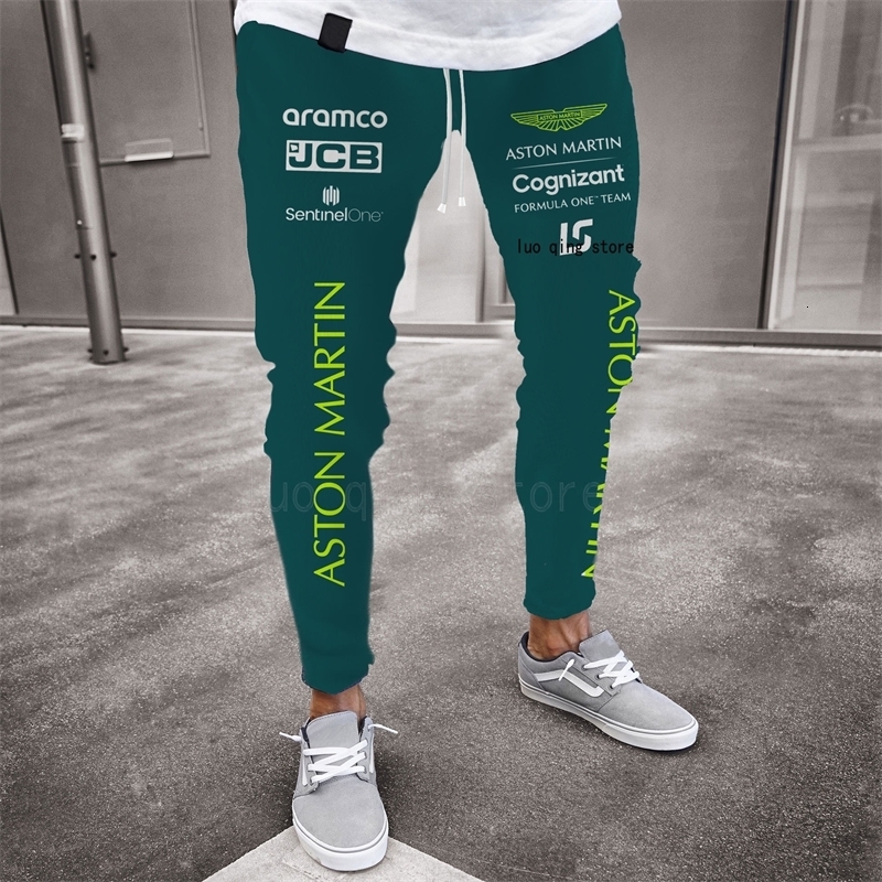 Mens Pants Autumn Racing Competition Aston Martin Outdoor Extreme Sports 14 Driver Alonso Fans Pants Oversized Sports Pants 230628
