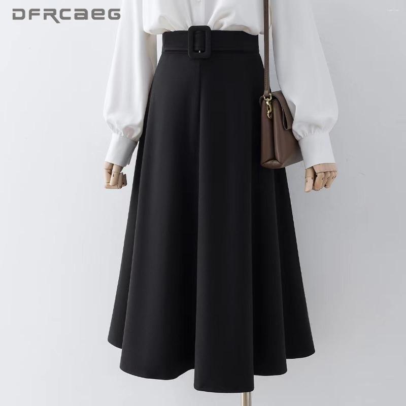 Skirts High Waist Vintage Women Winter Woolen Long Skirt With Belt 2023 Elegant Fashion Below Knee Office Wool Saias Female, Khaki
Skirts High Waist Vintage Women Winter Woolen Long Skirt With Belt 2023 Elegant Fashion Below Knee Office Wool Saias Female, Khaki