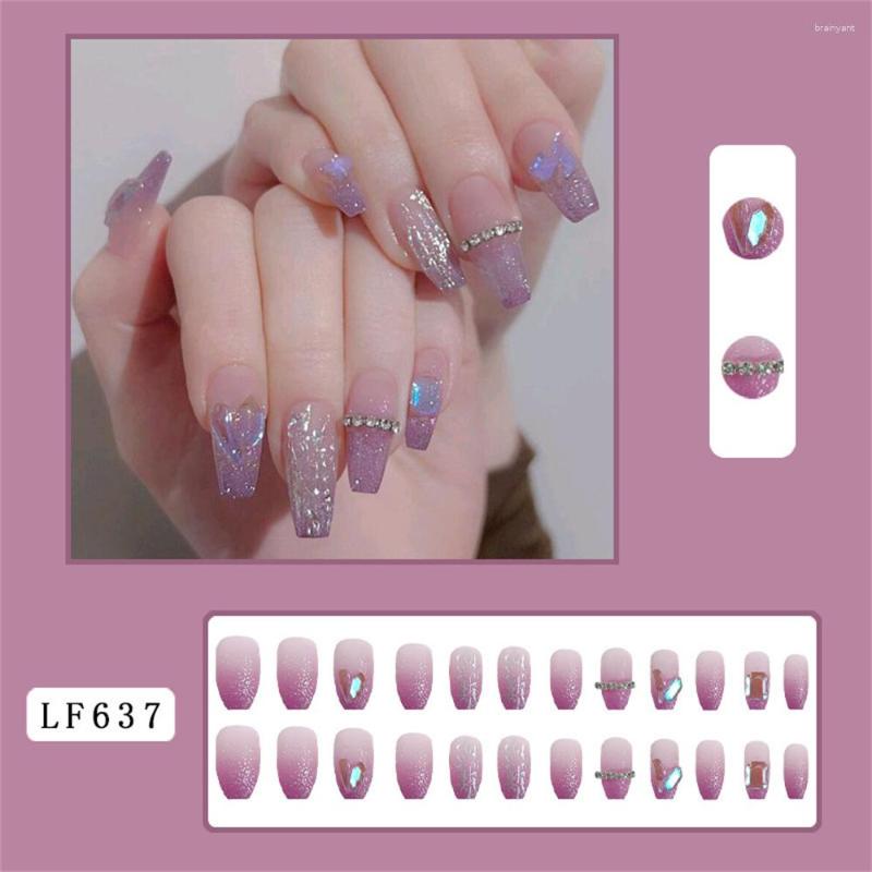 False Nails Love Butterfly Nail French Fashion Clothing Handmade Enhancement Wearing Armor Beauty And Health Halloween Fake, Purple
False Nails Love Butterfly Nail French Fashion Clothing Handmade Enhancement Wearing Armor Beauty And Health Halloween Fake, Purple
