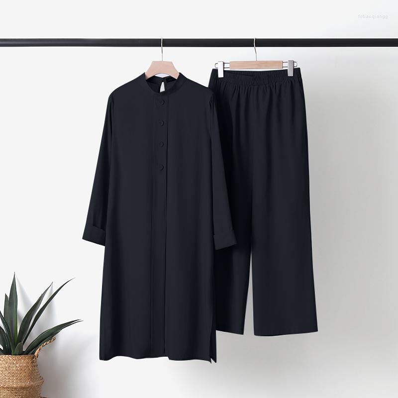 Ethnic Clothing Eid Muslim Wide Leg Pants Suit Loose Matching Set Isamic Women Long Sleeve Blouse Two Piece Sets Ramadan Outfits
Ethnic Clothing Eid Muslim Wide Leg Pants Suit Loose Matching Set Isamic Women Long Sleeve Blouse Two Piece Sets Ramadan Outfits
