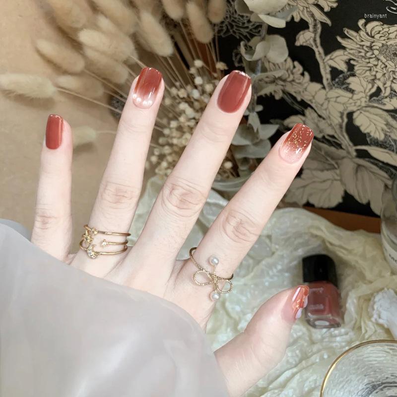 False Nails 24ps Ballet Nail Full Cover Fake Short Amber Brown Shell Pearl Tip French Coffin Press On Free Ship, Jp1561-b3
False Nails 24ps Ballet Nail Full Cover Fake Short Amber Brown Shell Pearl Tip French Coffin Press On Free Ship, Jp1561-b3