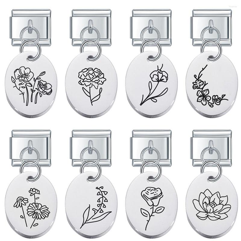 Link Bracelets Hapiship Original Daisy Trend Laser Ellipse Flower Charm Links Fit 9mm Stainless Steel Bracelet Jewelry DIY Making DJ008
Link Bracelets Hapiship Original Daisy Trend Laser Ellipse Flower Charm Links Fit 9mm Stainless Steel Bracelet Jewelry DIY Making DJ008