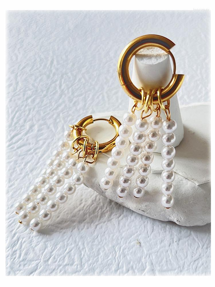 Stud Earrings 2023 Stainless Steel Tassel Pearl Classic Party Accessories Designed For Women With Exquisite
Stud Earrings 2023 Stainless Steel Tassel Pearl Classic Party Accessories Designed For Women With Exquisite