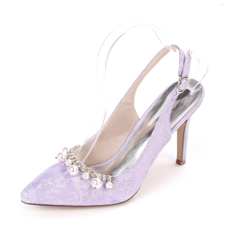 Dress Shoes Elegant Lace Pumps Slingback Pointed Toe High Heels With Pearls Crystal Brooch Bridal Wedding Prom Lady Lavender Ivory, Champagne
Dress Shoes Elegant Lace Pumps Slingback Pointed Toe High Heels With Pearls Crystal Brooch Bridal Wedding Prom Lady Lavender Ivory, Champagne