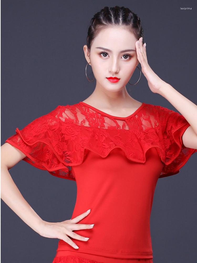 Stage Wear Square Dance Practice Tops Adult Women's Top Short Sleeve Latin Clothes Modern, Black top
Stage Wear Square Dance Practice Tops Adult Women's Top Short Sleeve Latin Clothes Modern, Black top