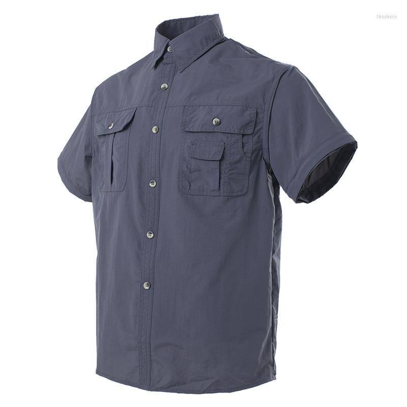 Men' Casual Shirts Men' Long Sleeves Detachable Short Mesh Shirt Khaki Cargo Quick Dry Safari Pocket Waterproof Pilot Uniform Plain, Gray
Men' Casual Shirts Men' Long Sleeves Detachable Short Mesh Shirt Khaki Cargo Quick Dry Safari Pocket Waterproof Pilot Uniform Plain, Gray
