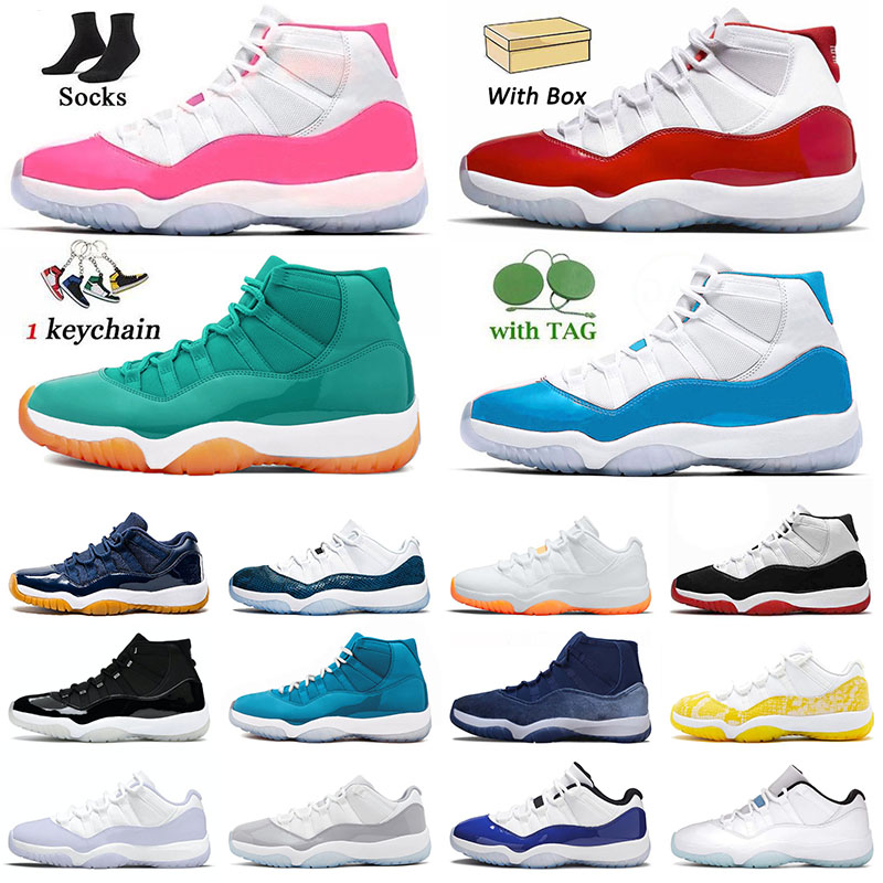 

2023 With Box jumpman 11 dhgate 11s mens basketball shoes j11 cherry 11s Women cool grey 11 Pink White Jade Blue Green Orange Anniversary trainers sneakers euro 36-47, B1 36-47 low wmns concord