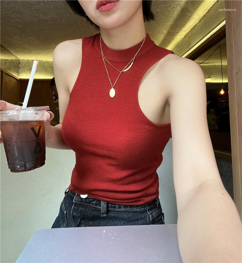 Women' Tanks Simple Korean Summer Holiday Sexy Backless Tank Tops For Women Vest Sleeveless Knitted Camis Solid Basic Party Camisole Club, Red
Women' Tanks Simple Korean Summer Holiday Sexy Backless Tank Tops For Women Vest Sleeveless Knitted Camis Solid Basic Party Camisole Club, Red