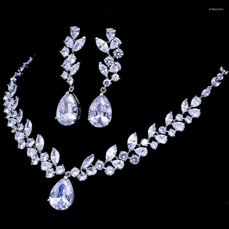 Necklace Earrings Set High Quality Luxury Zircon Jewelry For Women Saudi Arabia Bride Wedding Party Celebration Collar Accessory Conjunto De, Picture shown
Necklace Earrings Set High Quality Luxury Zircon Jewelry For Women Saudi Arabia Bride Wedding Party Celebration Collar Accessory Conjunto De, Picture shown