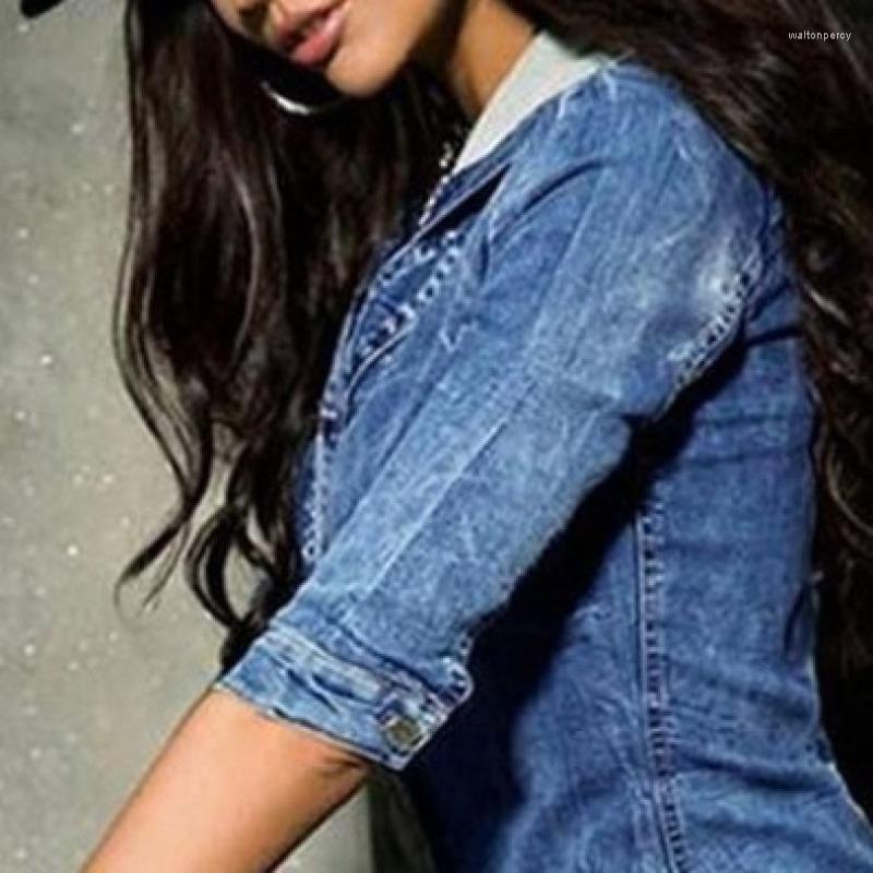 Casual Dresses Women Jeans Shirts V-neck Half Sleeve Lace Patchwork Irregularity Denim Dress Summer Female Solid Mini Robe