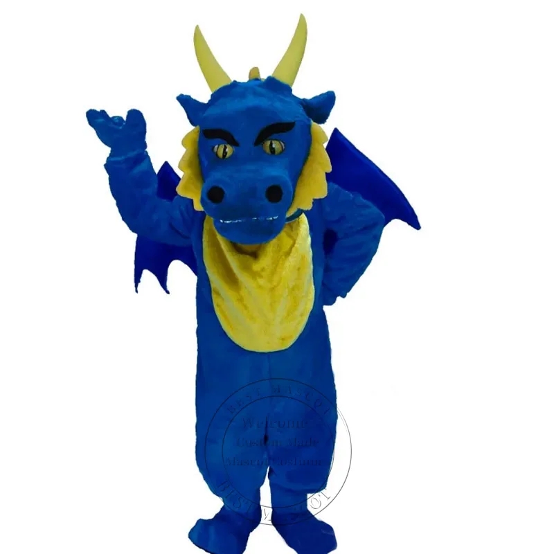 High Quality Blue Dragon Mascot Costume Dragon monster Custom fancy costume, As pic
High Quality Blue Dragon Mascot Costume Dragon monster Custom fancy costume, As pic