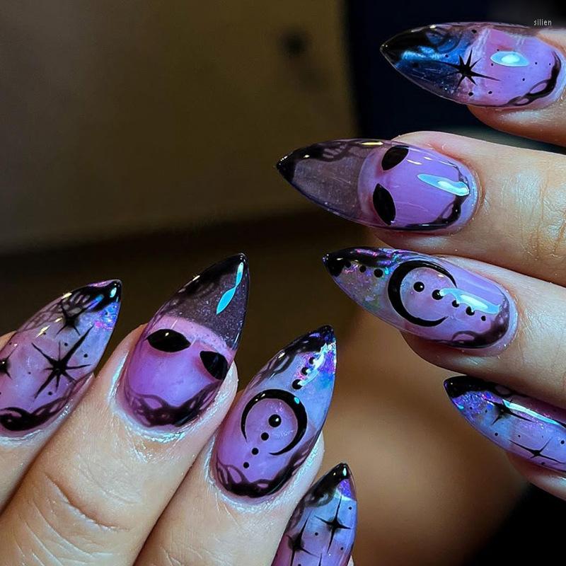 False Nails Halloween Press On Star Designs Purple Fake For Women Party DIY Manicure Almond Decorations 2023, Ya
False Nails Halloween Press On Star Designs Purple Fake For Women Party DIY Manicure Almond Decorations 2023, Ya