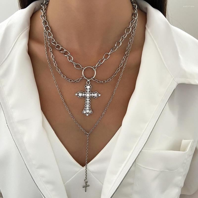 Chains European And American Multi-layer Pearl Cross Necklace Women Personality Hollow Chain Choker Fashion Jewelry Wholesale
Chains European And American Multi-layer Pearl Cross Necklace Women Personality Hollow Chain Choker Fashion Jewelry Wholesale
