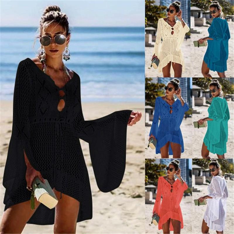 Casual Dresses Sexy Cover Up Bikini Women Swimsuit Cover-up Beach Bathing Suit Wear Knitting Swimwear Mesh Dress Tunic Robe, Black
Casual Dresses Sexy Cover Up Bikini Women Swimsuit Cover-up Beach Bathing Suit Wear Knitting Swimwear Mesh Dress Tunic Robe, Black