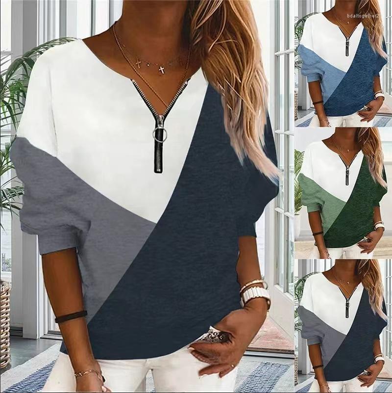 Women's Hoodies Autumn Winter V-Neck Zipper Sweatshirts Women Elegant Female Sweater Casual Loose Multicolor Commuter Clothes Tops, Blue
Women's Hoodies Autumn Winter V-Neck Zipper Sweatshirts Women Elegant Female Sweater Casual Loose Multicolor Commuter Clothes Tops, Blue