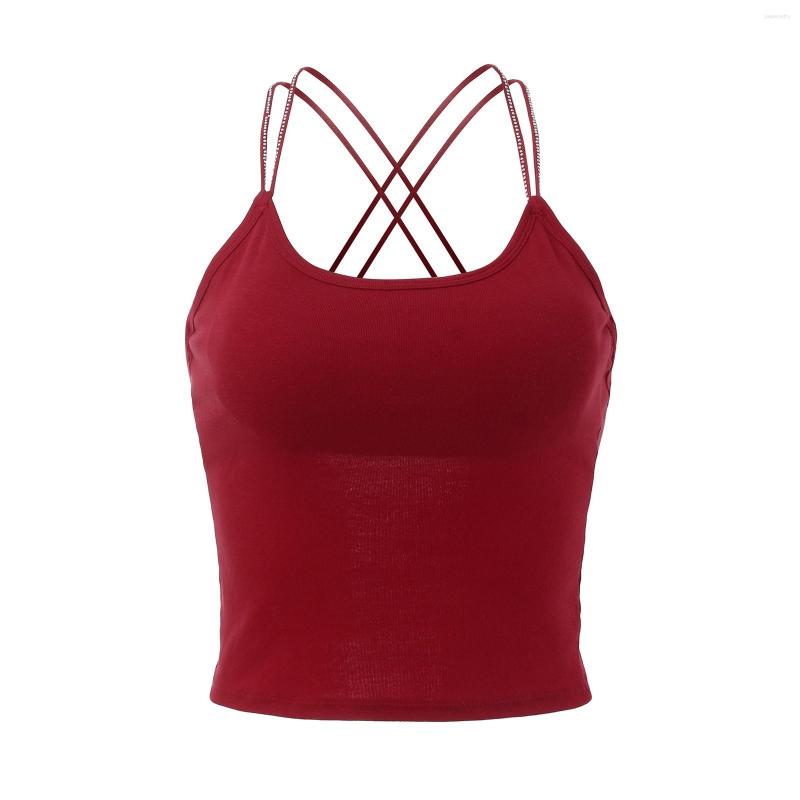 Women's Tanks Womens Summer Slim Strap Tank Top For Women With Underlay And Outwear Sexy Spicy Girl Back Short Sleeveless Tee Shirt, Red
Women's Tanks Womens Summer Slim Strap Tank Top For Women With Underlay And Outwear Sexy Spicy Girl Back Short Sleeveless Tee Shirt, Red