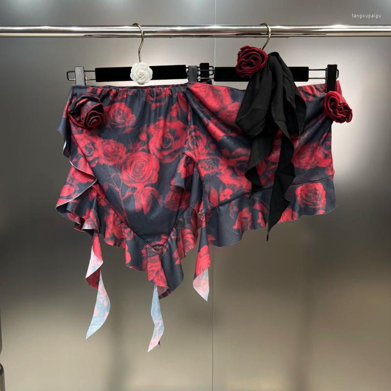 Women' Tracksuits BORVEMAYS 2023 Summer 3D Flower Irregular Tank Tops Printing Women High Waist Mini Skirts Two-piece Sets WZ2995, As shown
Women' Tracksuits BORVEMAYS 2023 Summer 3D Flower Irregular Tank Tops Printing Women High Waist Mini Skirts Two-piece Sets WZ2995, As shown