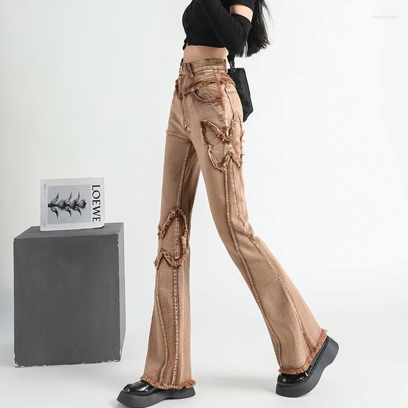 Women's Jeans Women Denim High Waist Stretch Baggy Pants Sexy Elegant Woman Wide Leg Flare Jean Femme Trousers Pantalon, Lengthened
Women's Jeans Women Denim High Waist Stretch Baggy Pants Sexy Elegant Woman Wide Leg Flare Jean Femme Trousers Pantalon, Lengthened