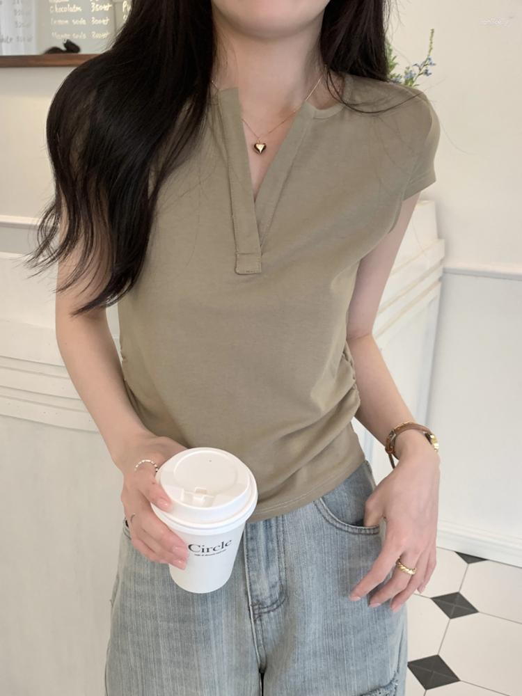 Women' T Shirts 2023 Summer Cotton Women Crop Tops T-shirt Short Sleeve Shirt Clothing Tee, Khaki
Women' T Shirts 2023 Summer Cotton Women Crop Tops T-shirt Short Sleeve Shirt Clothing Tee, Khaki