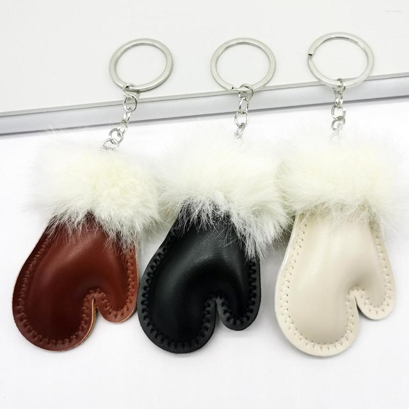 Keychains Creative Christmas Gift Birthday Pu Leather Plush Gloves Keychain Bag Key Accessory Charm 
Keychains Creative Christmas Gift Birthday Pu Leather Plush Gloves Keychain Bag Key Accessory Charm