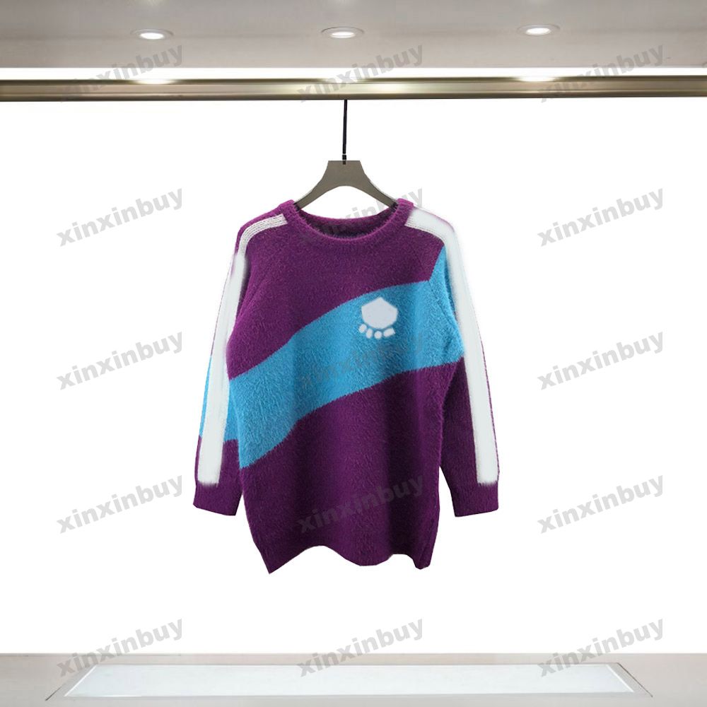 xinxinbuy Men women designer Sweatshirt Hoodie Paris Letter embroidery Stripe sleeve sweater purple black white S-2XL, Multi
xinxinbuy Men women designer Sweatshirt Hoodie Paris Letter embroidery Stripe sleeve sweater purple black white S-2XL, Multi