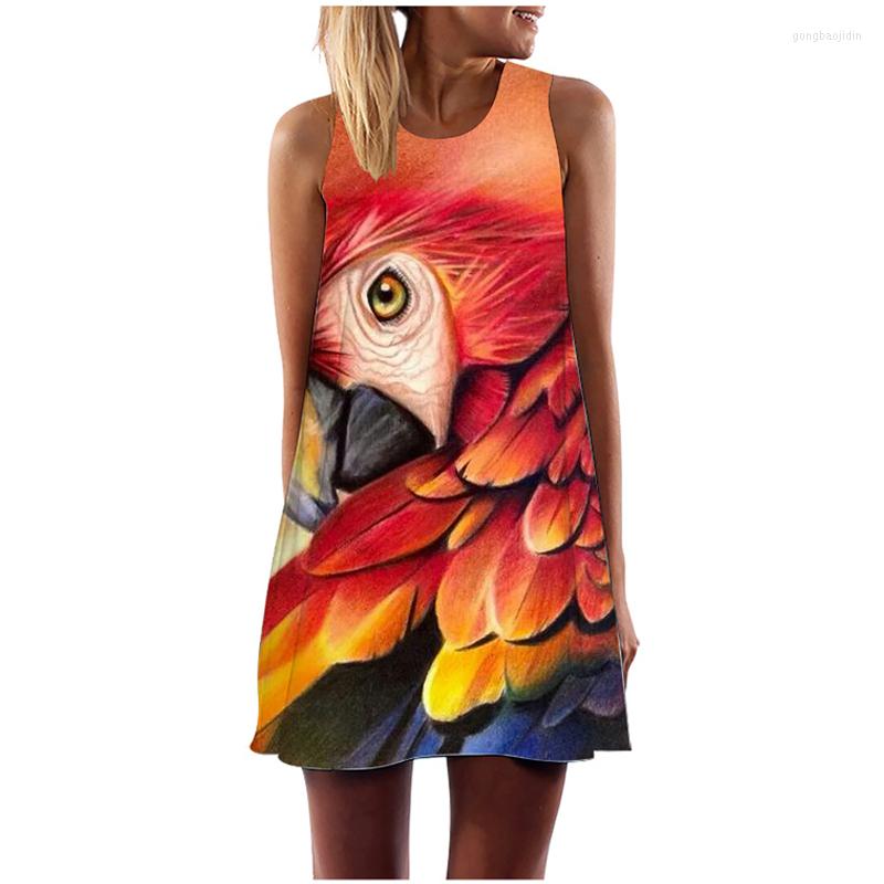 Casual Dresses Fashion Summer Parrot 3D Printed Women's Dress Party Beach Bohemian Sweet A-line Sleeveless Tank Top
Casual Dresses Fashion Summer Parrot 3D Printed Women's Dress Party Beach Bohemian Sweet A-line Sleeveless Tank Top