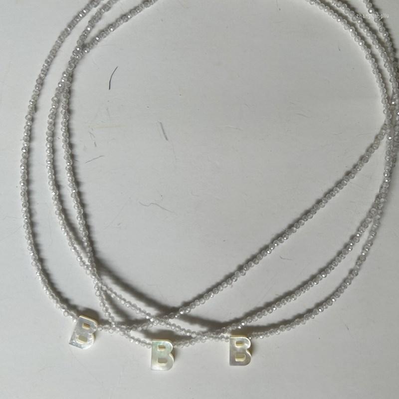 Pendant Necklaces Natural Mother Of Pearl Shell Letter Charm With Colorful Synthetic Cubic Beads Chain Necklace S925 Silver Ending
Pendant Necklaces Natural Mother Of Pearl Shell Letter Charm With Colorful Synthetic Cubic Beads Chain Necklace S925 Silver Ending