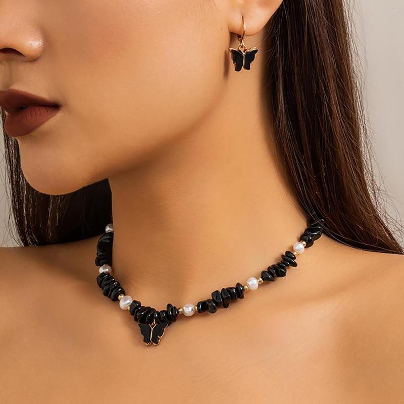 Choker Salircon Bohemian Acrylic Butterfly Pendant Necklace Fashion Natural Geometry Stone Chain Trend Set Jewelry Gift
Choker Salircon Bohemian Acrylic Butterfly Pendant Necklace Fashion Natural Geometry Stone Chain Trend Set Jewelry Gift